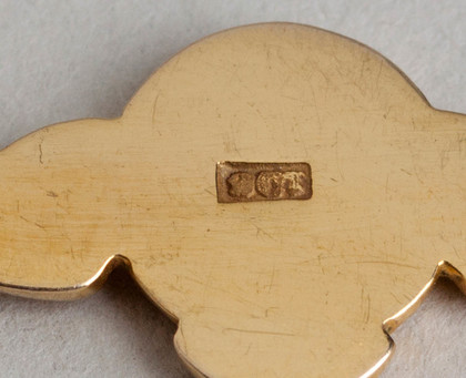 Royal South African Air Force Gold Sweetheart brooch - WW II