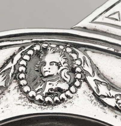 17th Century? German Silver Triangular Salt - or later 19th Century copy