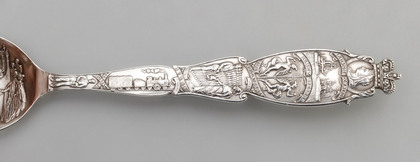 Queen Victoria Diamond Jubilee Commemorative Silver Spoon - Heavens Light Our Guide