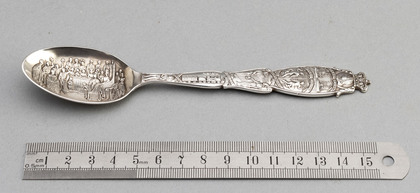 Queen Victoria Diamond Jubilee Commemorative Silver Spoon - Heavens Light Our Guide