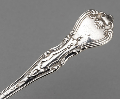 Rare Unknown Pattern Silver Dessert Forks (Set of 6) - Hayne & Cater, Diamond Registration Mark