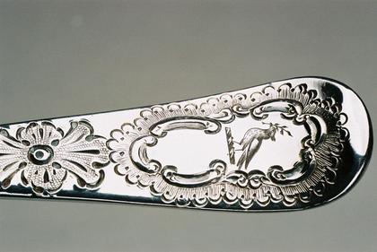 Hester Bateman Silver Berryspoons (pair)