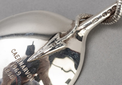 Prince of Wales Investiture Royal Silver Souvenir Spoon - Caernarvon 1969