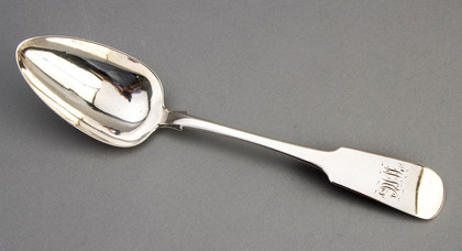 Irish Georgian Silver Serving Spoon - Thomas Townsend, Law
