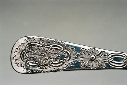 Hester Bateman Silver Berryspoons (pair)