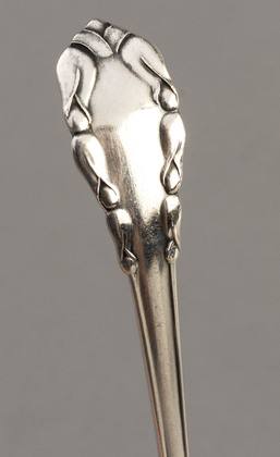 Georg Jensen Sterling Silver Cream or Gravy Ladle - Lily of the Valley or Rose Pattern