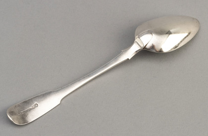 Rare Canadian Silver Tablespoon - Salomon Marion, Montreal (2 of 3)