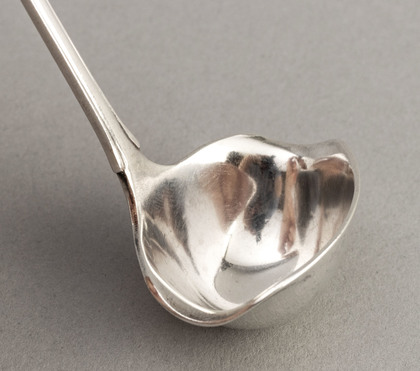 Georg Jensen Sterling Silver Cream or Gravy Ladle - Lily of the Valley or Rose Pattern
