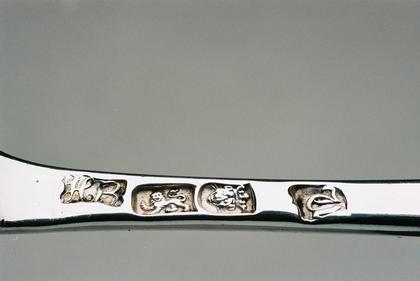 Hester Bateman Silver Berryspoons (pair)