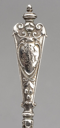 Daniel Vollgold & Son Silver Teaspoons (Set of 4) & Tablespoon - Berlin Court Goldsmith, Prussian Royal Family