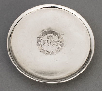 Canadian Antique Silver Ecclesiastical Communion Footed Paten - James Langford, Halifax, Nova Scotia