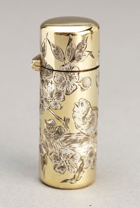 Sampson Mordan Antique Silver Gilt Aesthetic Style Scent Bottle