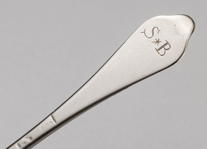 Queen Anne Brittania Silver Dognose Spoon - John Broake, 2/2