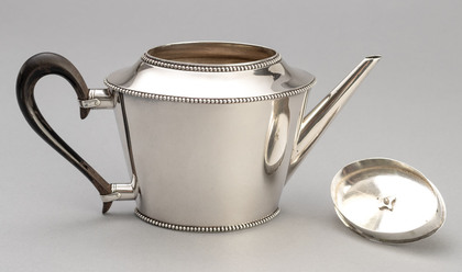 Dutch Antique Silver Teapot - Jacob Hendrik Stellingwerff