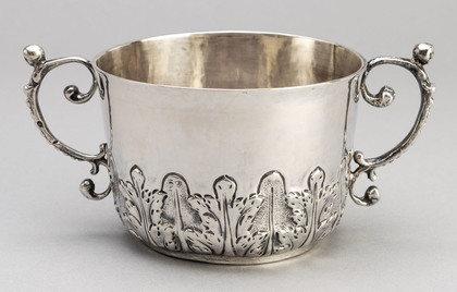 Charles II (Carolean) Restoration Period Silver Porringer -Thomas Cooper