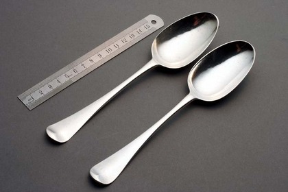 Hanoverian Tablespoons (pair) - Elizabeth Jackson/Oldfield