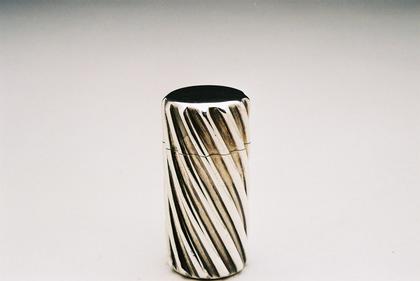 Sampson Mordan Antique Silver Barley Twist Perfume Bottle